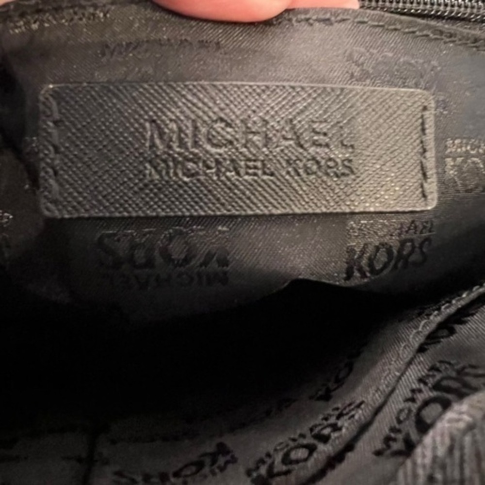 🎉SALE🎉 MICHAEL KORS Talia MK Satchel Black Saffiano Leather Top Handle Dustbag - Picture 9 of 12